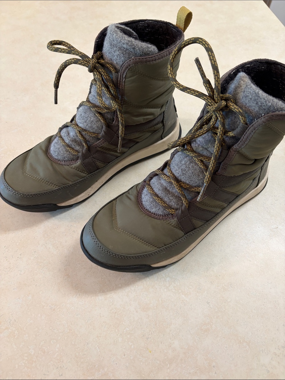 Sorel Black Interior Boot With Branded Insole